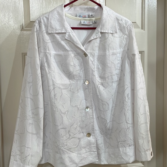 NWOT 2 PC Denim&Co Jacket and Tank - Picture 7 of 7